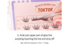 Toktok-Hara No Glue Eyelash Long Version - 4 Types - #Cherry Coke