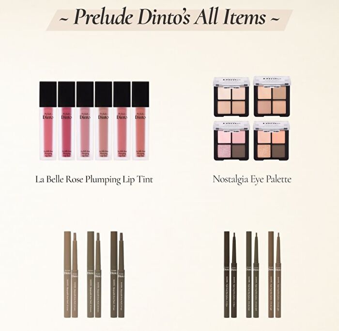 Prelude Dinto La Belle Rose Plumping Lip Tint - 6 Colors - #23 Dawn Rose