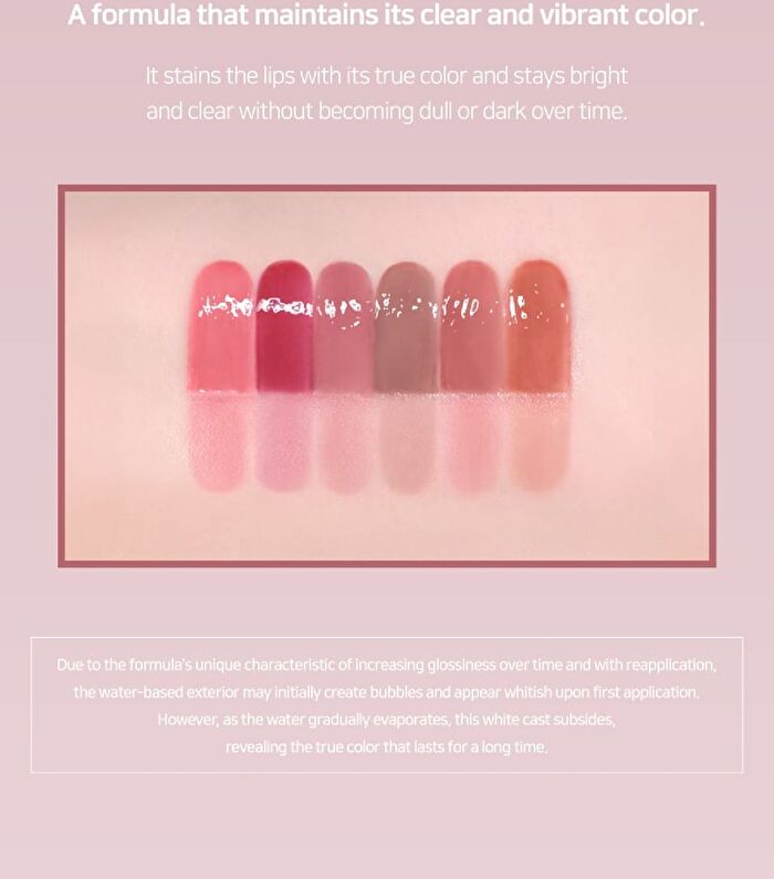 Prelude Dinto La Belle Rose Plumping Lip Tint - 6 Colors - #24 Dusk Rose