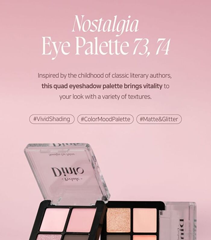 Prelude Dinto Nostalgia Eye Palette - 4 Types - #74 Little Lorca