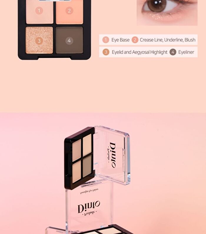 Prelude Dinto Nostalgia Eye Palette - 4 Types - #71 Little Alcott