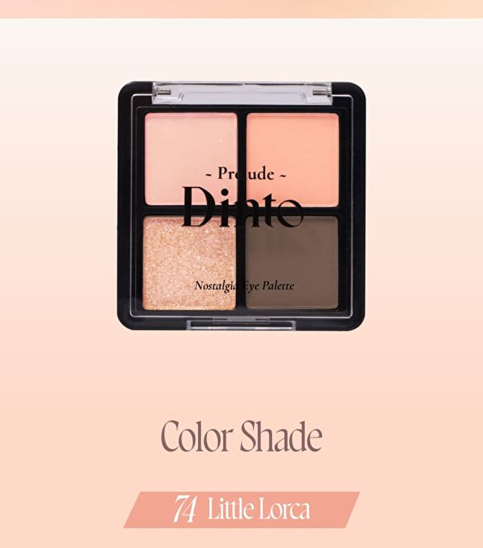 Prelude Dinto Nostalgia Eye Palette - 4 Types - #72 Little Austen