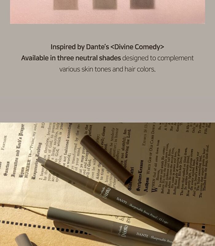 Prelude Dinto Dante Sharpenable Brow Pencil - 3 Colors - #43 Lupo