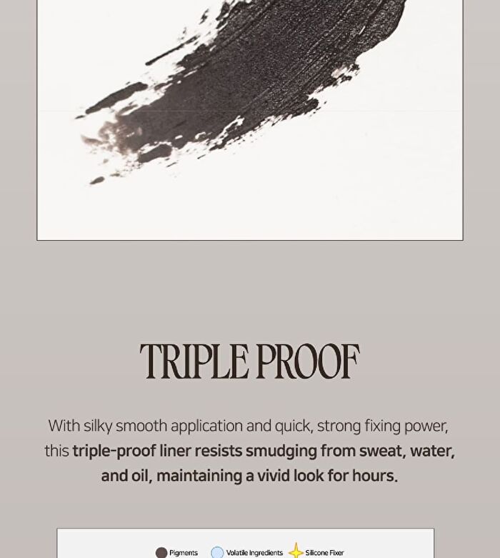 Prelude Dinto Dante Triple Proof Slim Eyeliner - 3 Colors - #52 In the Dark