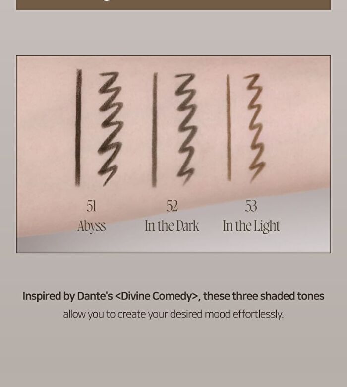 Prelude Dinto Dante Triple Proof Slim Eyeliner - 3 Colors - #52 In the Dark