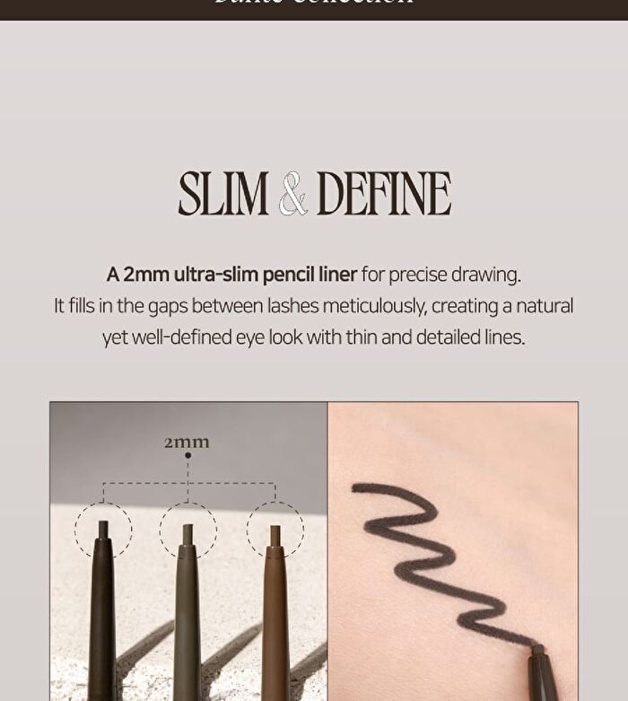 Prelude Dinto Dante Triple Proof Slim Eyeliner - 3 Colors - #53 In the Light