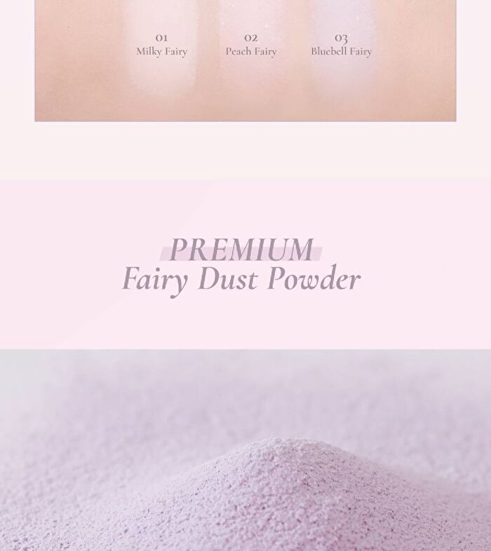 Prelude Dinto Fairy Dust Loose Powder - 3 Colors - #02 Peach Fairy