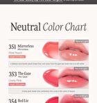 Mirrorless Lip Oil Gloss Snow White Collection - 10 Colors - #357 Stillness