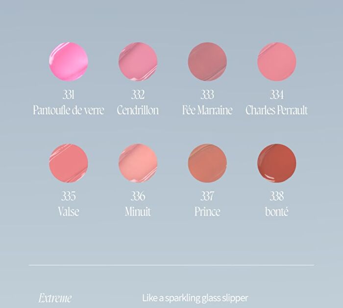 Overload Lip Glaze Cendrillon Collection - 8 Colors - #333 Fee Marraine