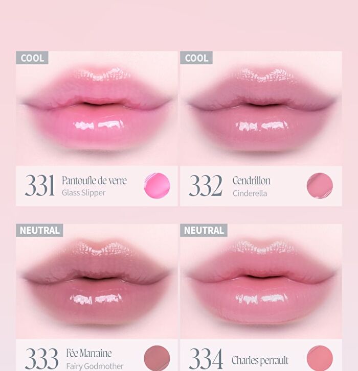 Overload Lip Glaze Cendrillon Collection - 8 Colors - #334 Charles Perrault