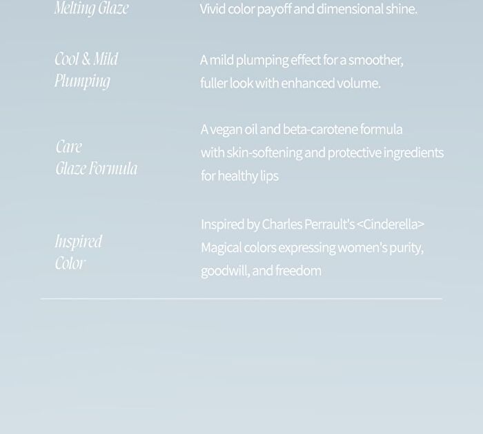 Overload Lip Glaze Cendrillon Collection - 8 Colors - #332 Cendrillon