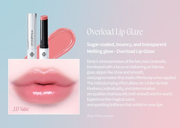 Overload Lip Glaze Cendrillon Collection - 8 Colors - #332 Cendrillon