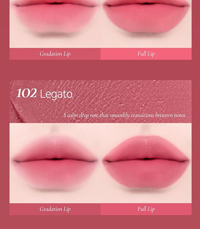 Blurring Lip Veil Madame Butterfly Collection - 10 Colors - #104 Vivace