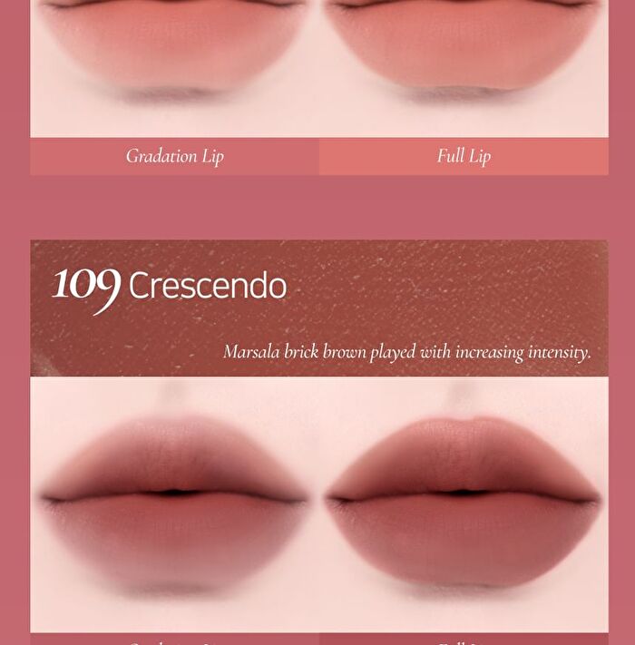 Blurring Lip Veil Madame Butterfly Collection - 10 Colors - #105 Piano