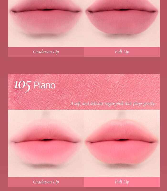 Blurring Lip Veil Madame Butterfly Collection - 10 Colors - #109 Crescendo