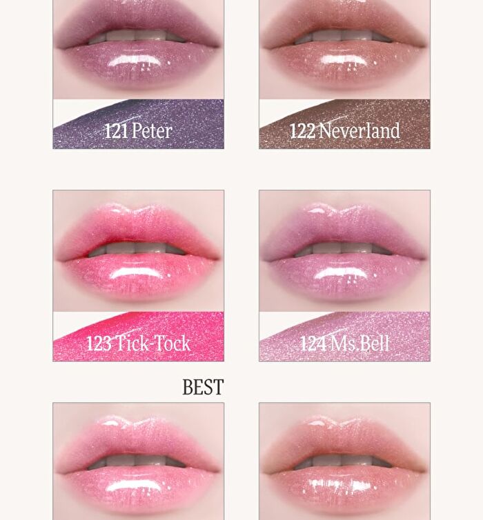 Pearl-Kissed Plumping Lip Glacé Peter & Wendy Collection - 10 Colors - #123 Tick-Tock