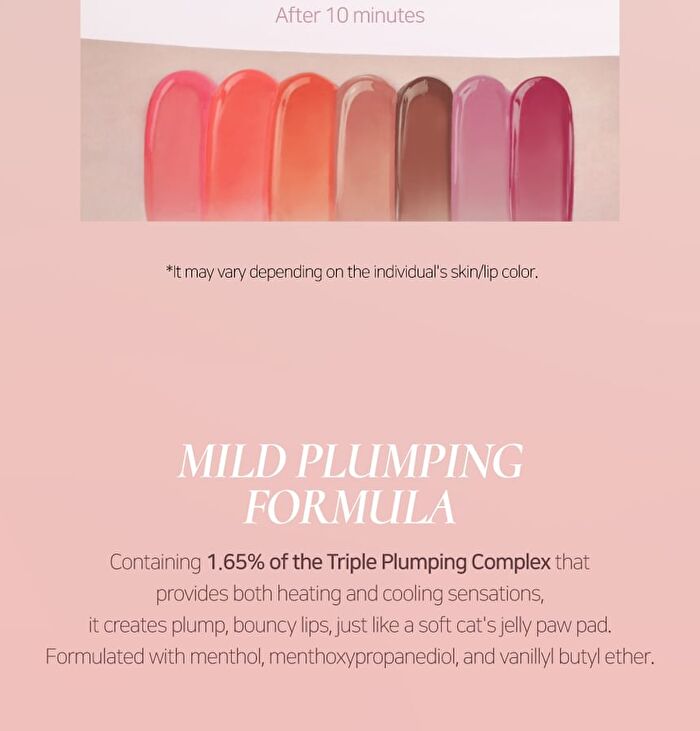 Blur-Jelly Plumping Mini Lip Tint Le Chat Botté Collection - 7 Colors - #773 Peach Gelée