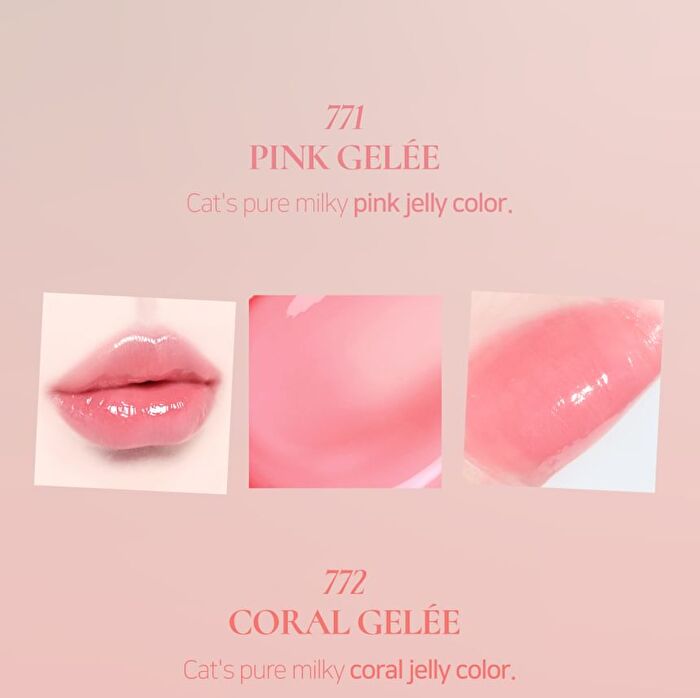 Blur-Jelly Plumping Mini Lip Tint Le Chat Botté Collection - 7 Colors - #776 Muhly Gelée