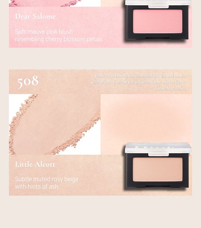 All that Moments Blur-Finish Blusher - 10 Colors - #502 Sweet Rilke