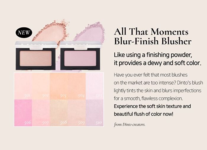 All that Moments Blur-Finish Blusher - 10 Colors - #502 Sweet Rilke