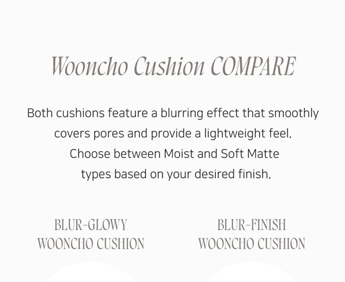 Blur-Glowy Wooncho Cushion Refill Only - 3 Colors - #943 Calm Wooncho