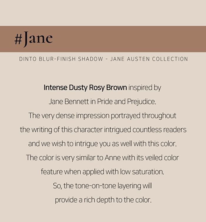 Blur-Finish Shadow - 5 Types - #701 Jane Austen
