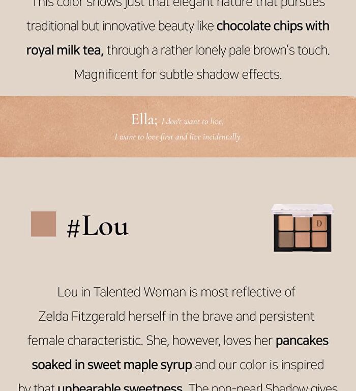 Blur-Finish Shadow - 5 Types - #704 Louisa May Alcott