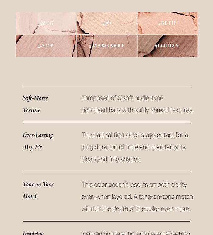 Blur-Finish Shadow - 5 Types - #704 Louisa May Alcott