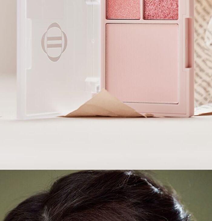 Cheek & Eye Multi-Use Palette Le Chat Botté Collection - 3 Colors - #763 Coral Chat