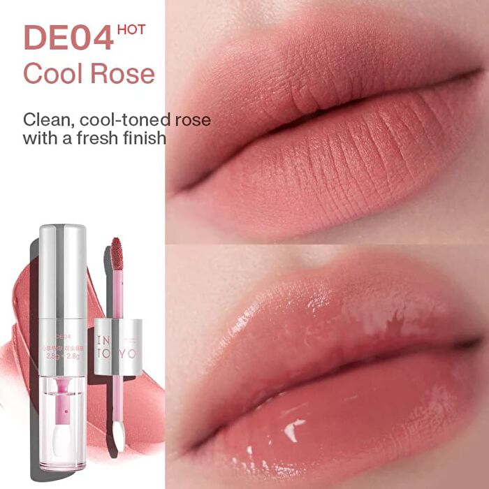 Into You Duo Effect Lip Glaze - 5 Colors - #DE03 - 2.8g+2.8g
