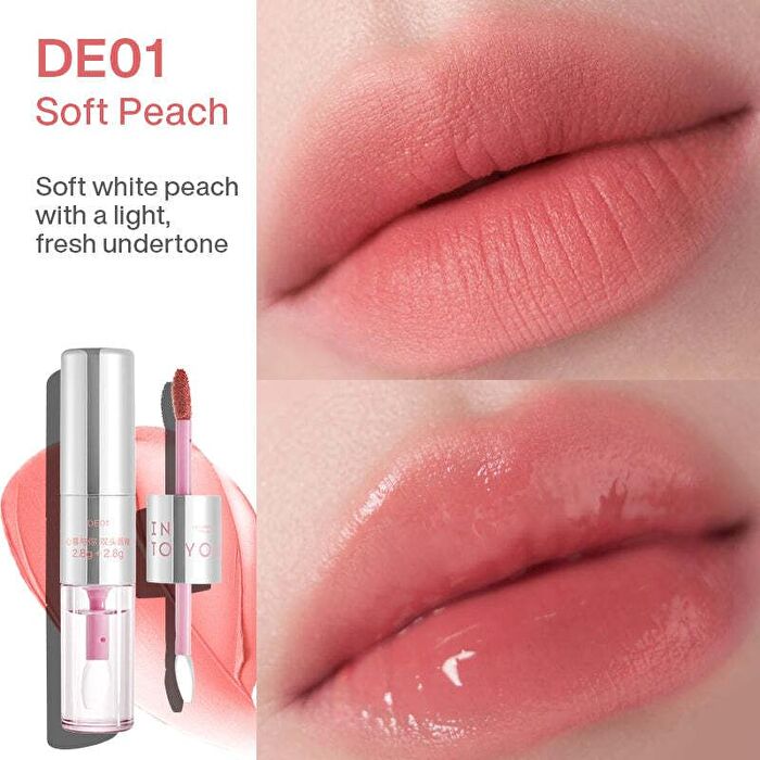 Into You Duo Effect Lip Glaze - 5 Colors - #DE03 - 2.8g+2.8g