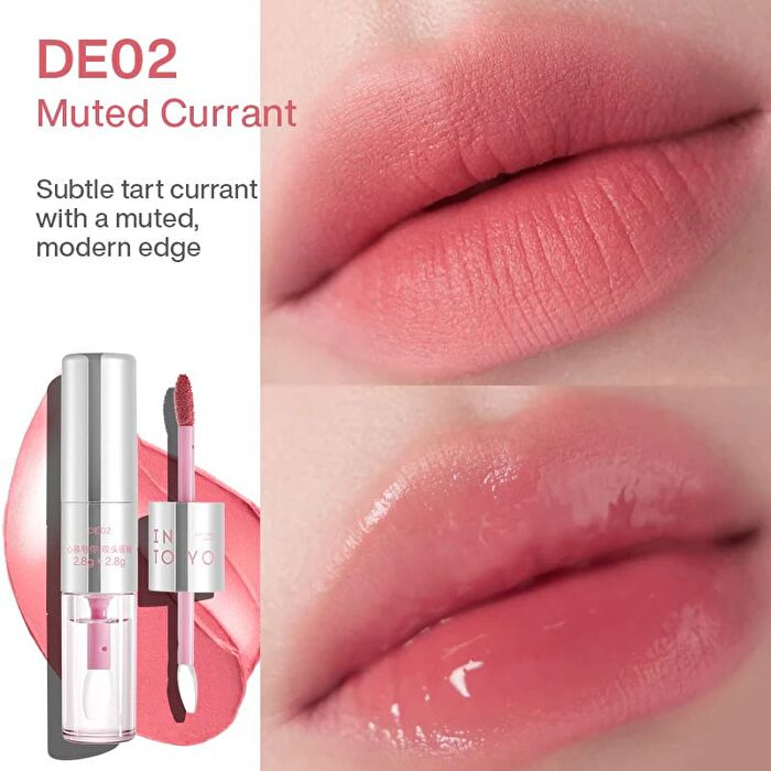 Into You Duo Effect Lip Glaze - 5 Colors - #DE03 - 2.8g+2.8g
