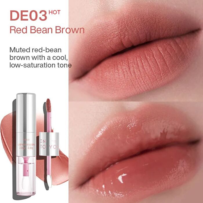 Into You Duo Effect Lip Glaze - 5 Colors - #DE03 - 2.8g+2.8g
