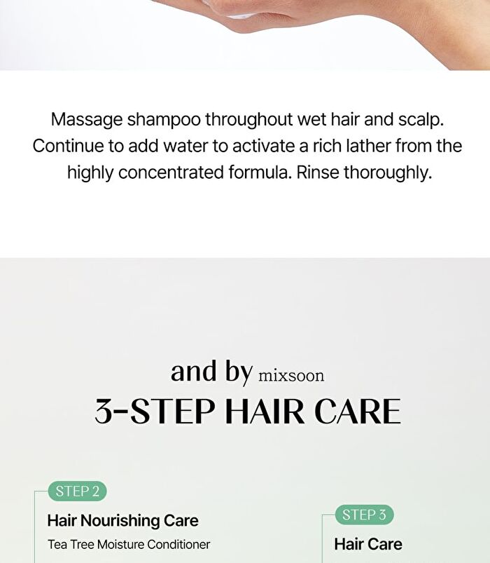 mixsoon and by mixsoon Tea Tree Scalp Shampoo - 500ml