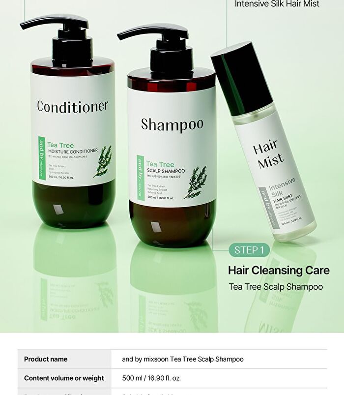 mixsoon and by mixsoon Tea Tree Scalp Shampoo - 500ml