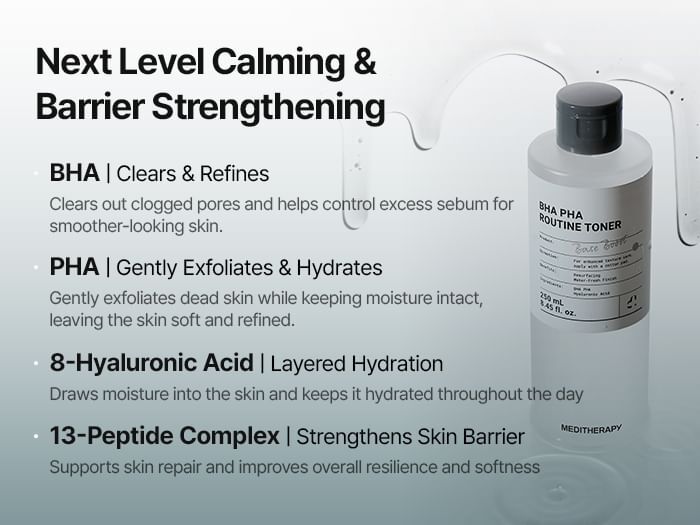 BHA PHA Routine Toner - 250ml