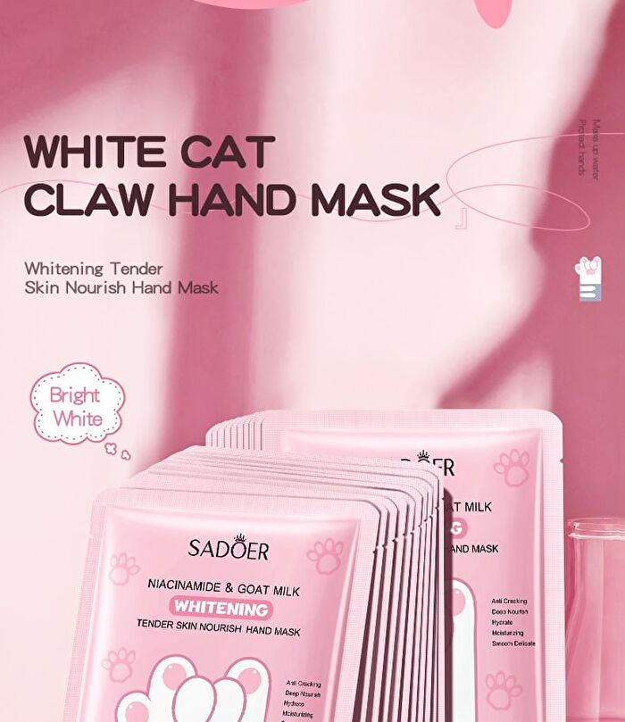 Sadoer Tender Skin Nourish Cat Claw Hand Mask - 35g