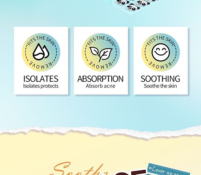 Sadoer Panda Hydrocolloid Acne Patch - 40pcs