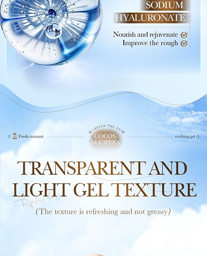 Sadoer Nourishing Coconut Oil Soothing Gel - 300g