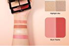 Multi-Layer Glow & Go Stack Facial Makeup Palette  - 2 Types - 01 - (10g + 8g + 9.5g)