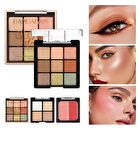 Multi-Layer Glow & Go Stack Facial Makeup Palette  - 2 Types - 01 - (10g + 8g + 9.5g)