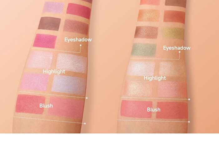 Multi-Layer Glow & Go Stack Facial Makeup Palette  - 2 Types - 01 - (10g + 8g + 9.5g)