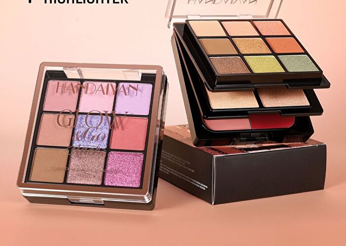 Multi-Layer Glow & Go Stack Facial Makeup Palette  - 2 Types - 01 - (10g + 8g + 9.5g)