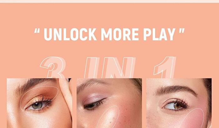Multi-Layer Glow & Go Stack Facial Makeup Palette  - 2 Types - 01 - (10g + 8g + 9.5g)