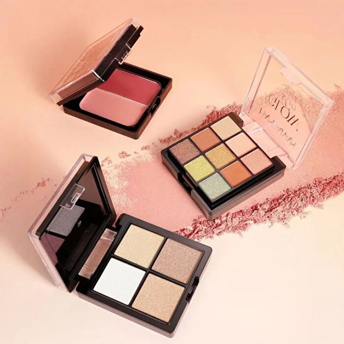 Multi-Layer Glow & Go Stack Facial Makeup Palette  - 2 Types - 01 - (10g + 8g + 9.5g)