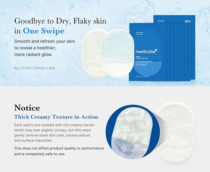 Zero Pore Peel Pad Set - 8 pads