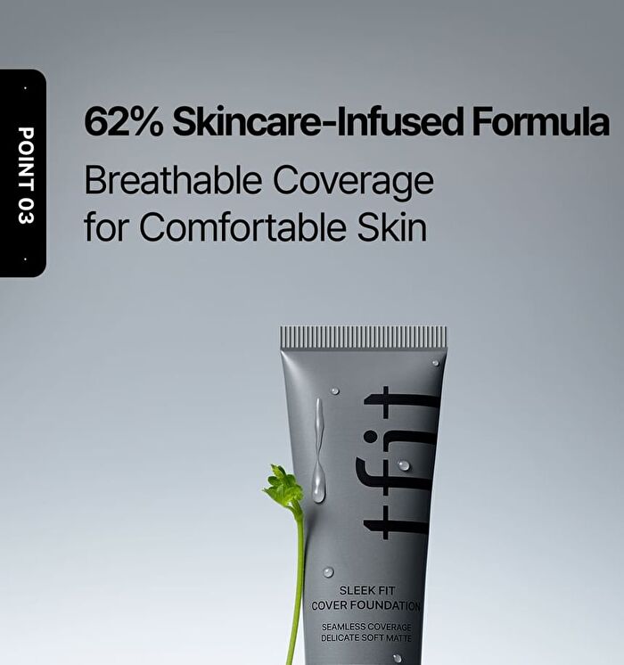 Tfit Sleek Fit Cover Foundation Sachet Set - 3 Types - Light