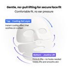 Red Bean Panthenol Coolfit Gelfting Mask Set - 33g x 4 sheets