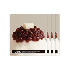PO:DL Red Bean Panthenol Coolfit Gelfting Mask Set - 33g x 4 sheets