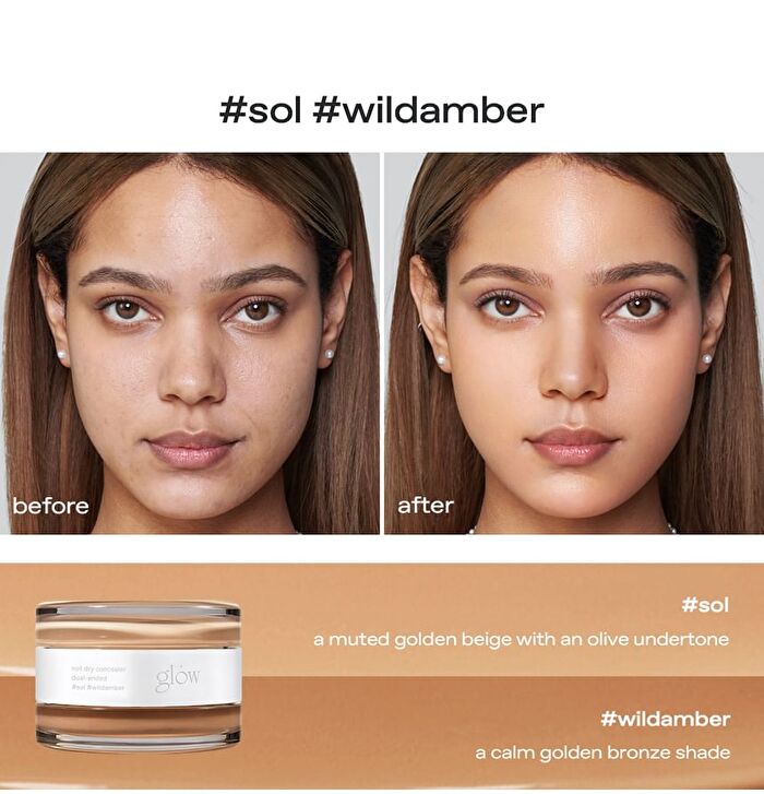 glow Not Dry Concealer - 4 Types - Sol + Wild Amber